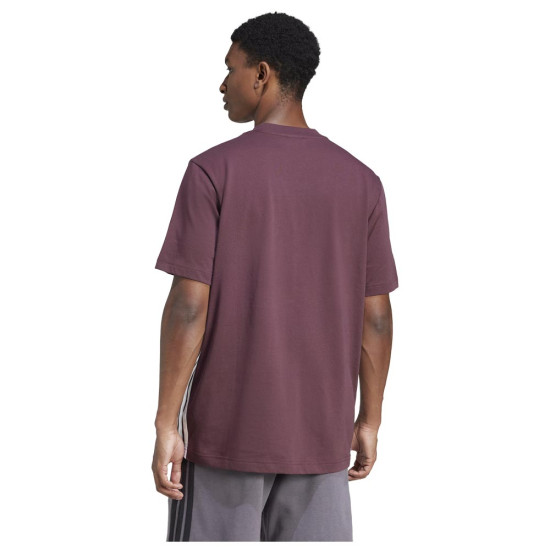 Adidas Ανδρική κοντομάνικη μπλούζα Essentials 3-Stripes Single Jersey Tee Adidas Ανδρική κοντομάνικη μπλούζα Essentials 3-Stripes Single Jersey Tee